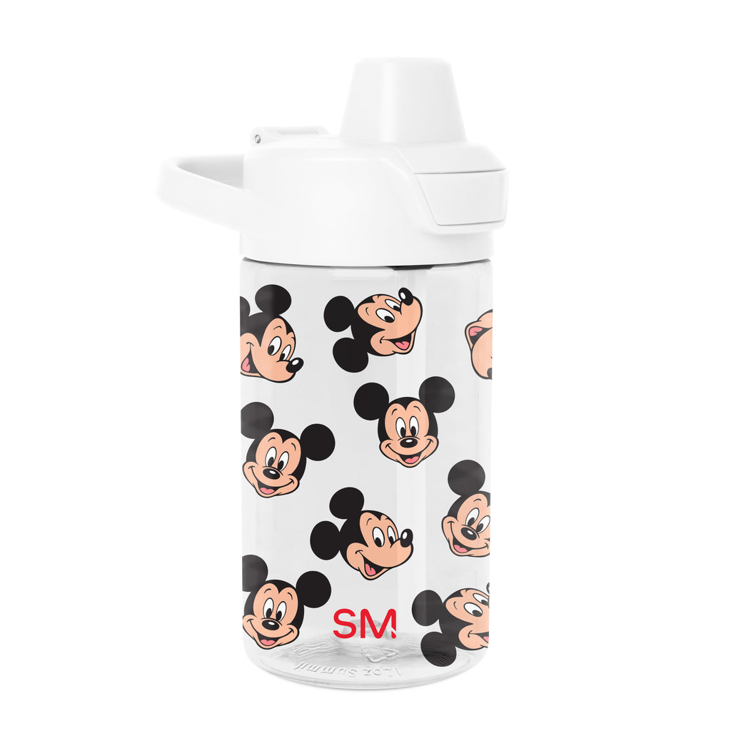 Summit Kids Plastic Water Bottle with Simple Flip Straw Lid