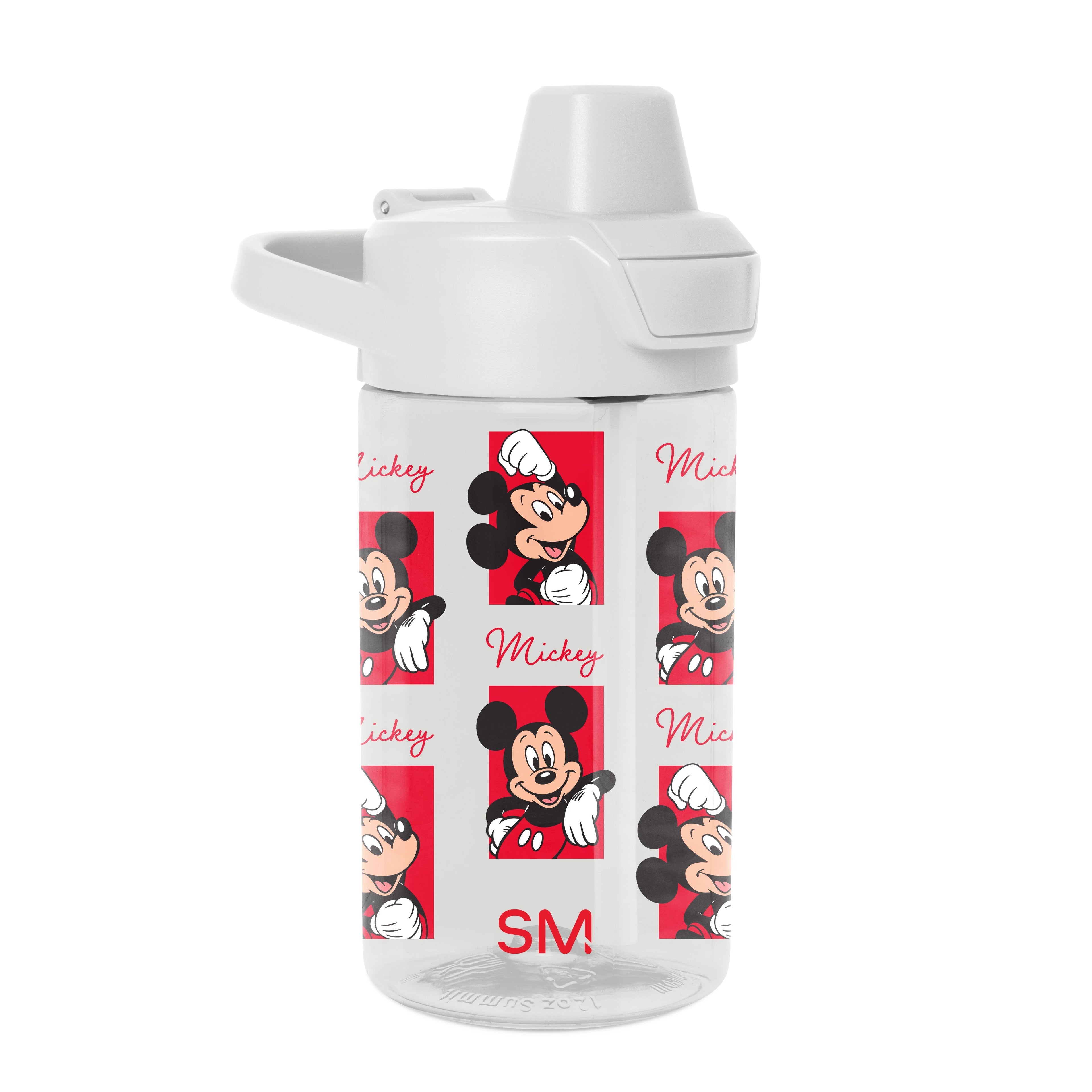 Summit Kids Plastic Water Bottle with Simple Flip Straw Lid